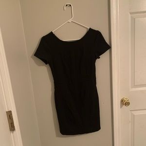 black body con business dress